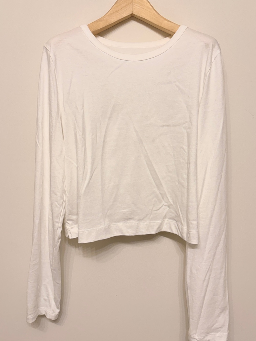 Gap white organic cotton long sleeve sz m medium tall worn once
